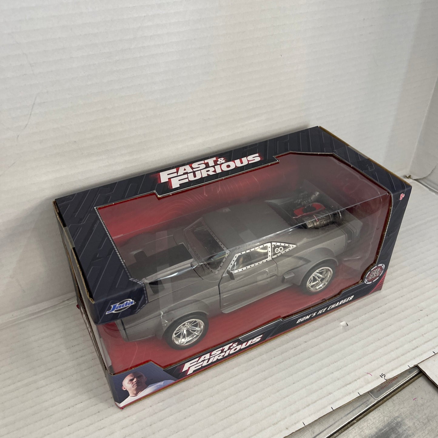 Jada Toys Fast & Furious 1:24 Dom's Ice Charger Die-cast Car, Toys for Kids...