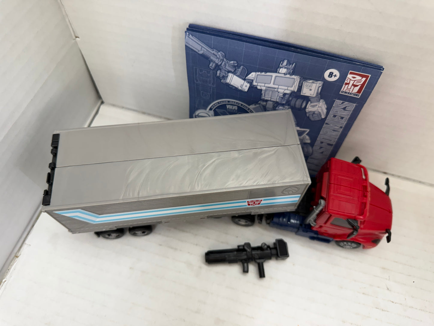 Transformers Volvo VNR Optimus Prime Collaborative Figure Complete Leader Class