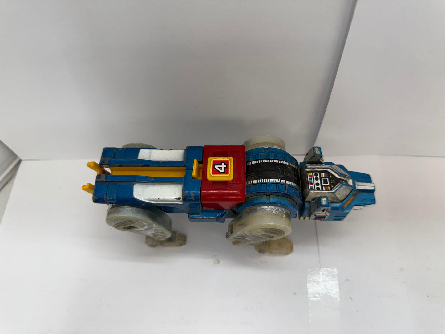 Vintage Voltron Blue Lion 4 Diecast Robot 1981 GB-36 Y&K Toy Japan Golion