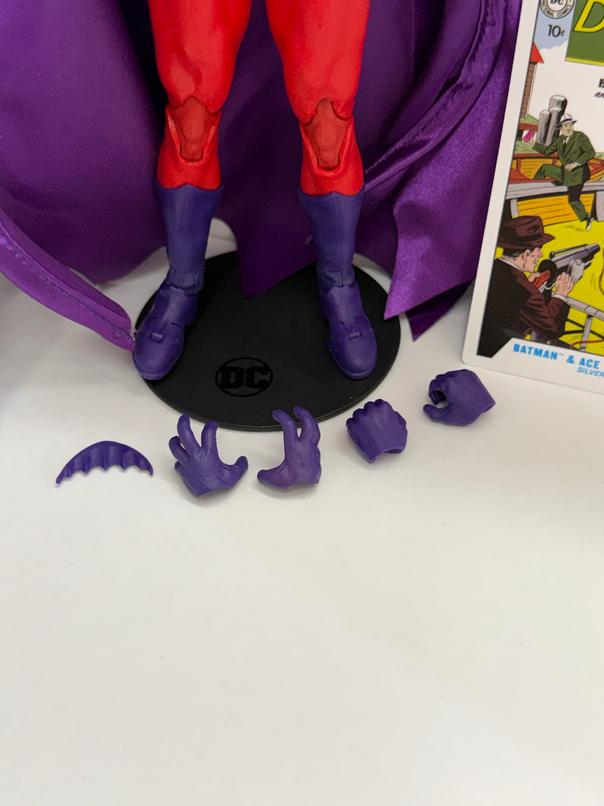 mcfarlane dc multiverse figure batman ace bat-hound platinum silver age