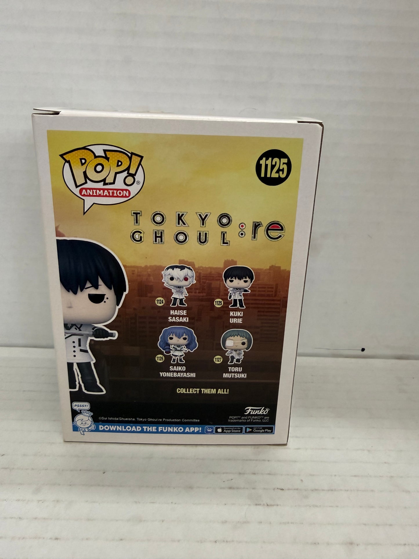 NEW FUNKO POP ANIMATION 1125 TOKYO GHOUL KUKI URIE FIGURE
