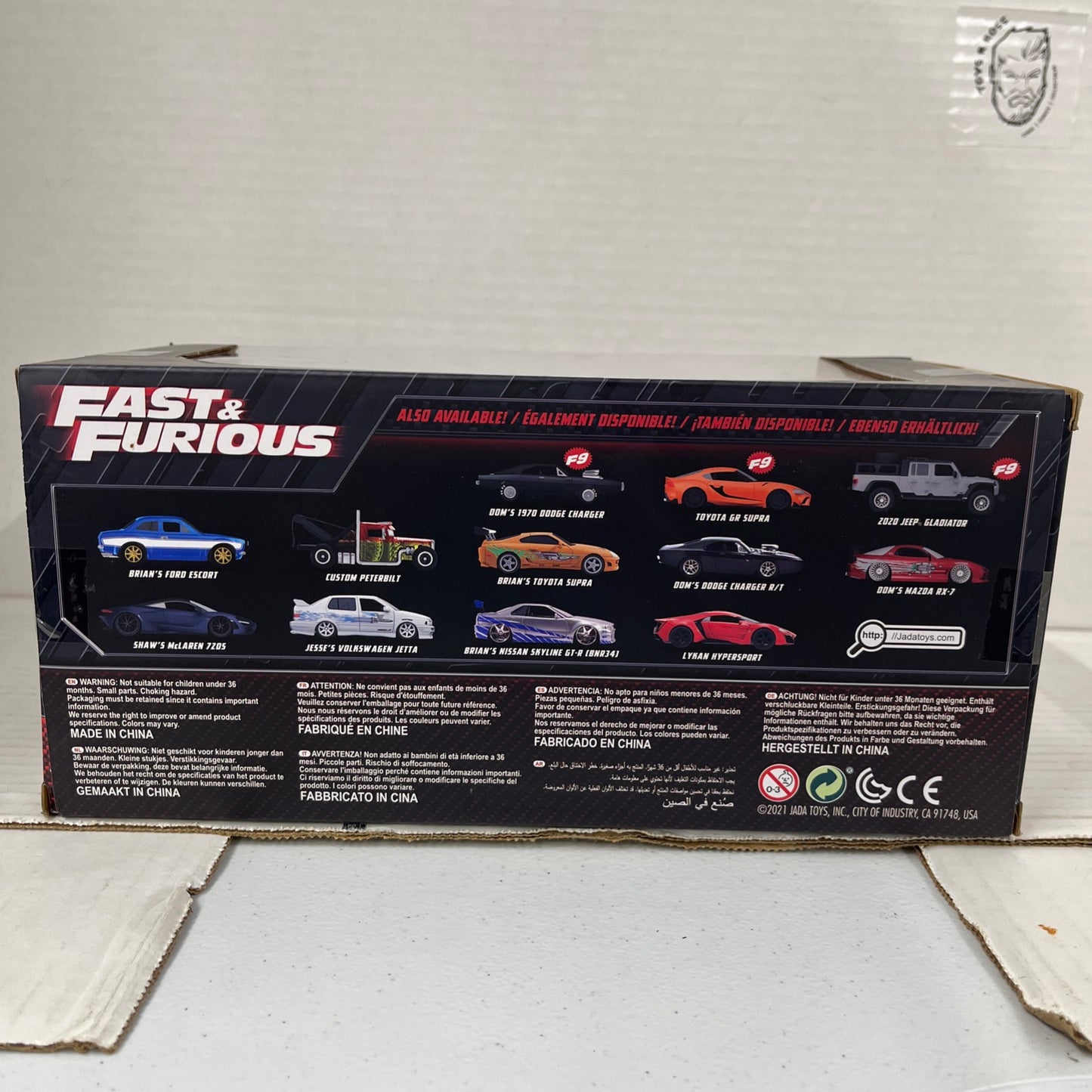 JADA TOYS FAST & FURIOUS DOM'S CHEVY CHEVELLE SS DIECAST CAR