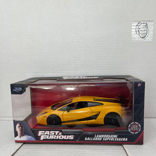 Fast & Furious Lamborghini Gallardo Superleggera 1:24 Die-cast Toy Car Jada