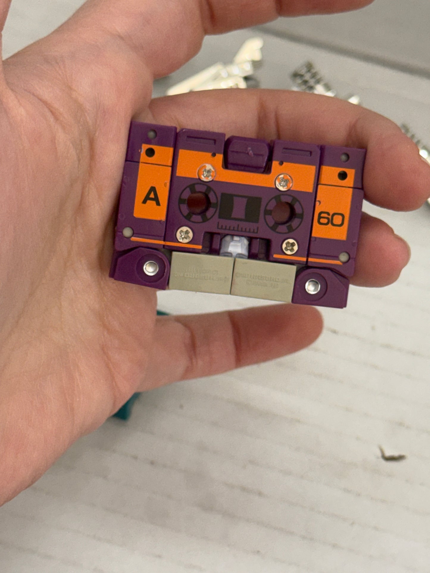 Transformers G1 Decepticons Cassette Squawktalk Beastbox Reissues Loose Comp