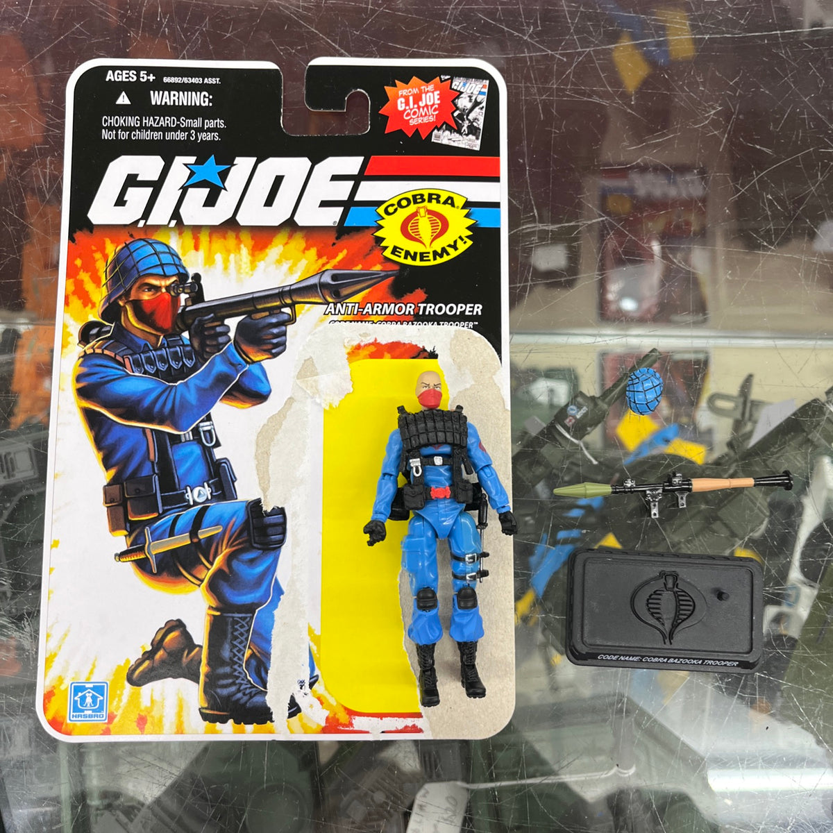 2008 GI JOE 3 3/4" Anti Armor Trooper "Cobra Bazooka Trooper"