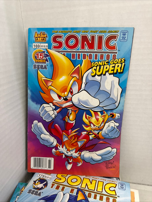 Sonic The Hedgehog #169 Comic Book - w/ 3D Glasses - Super Sonic & Super Shadow!
