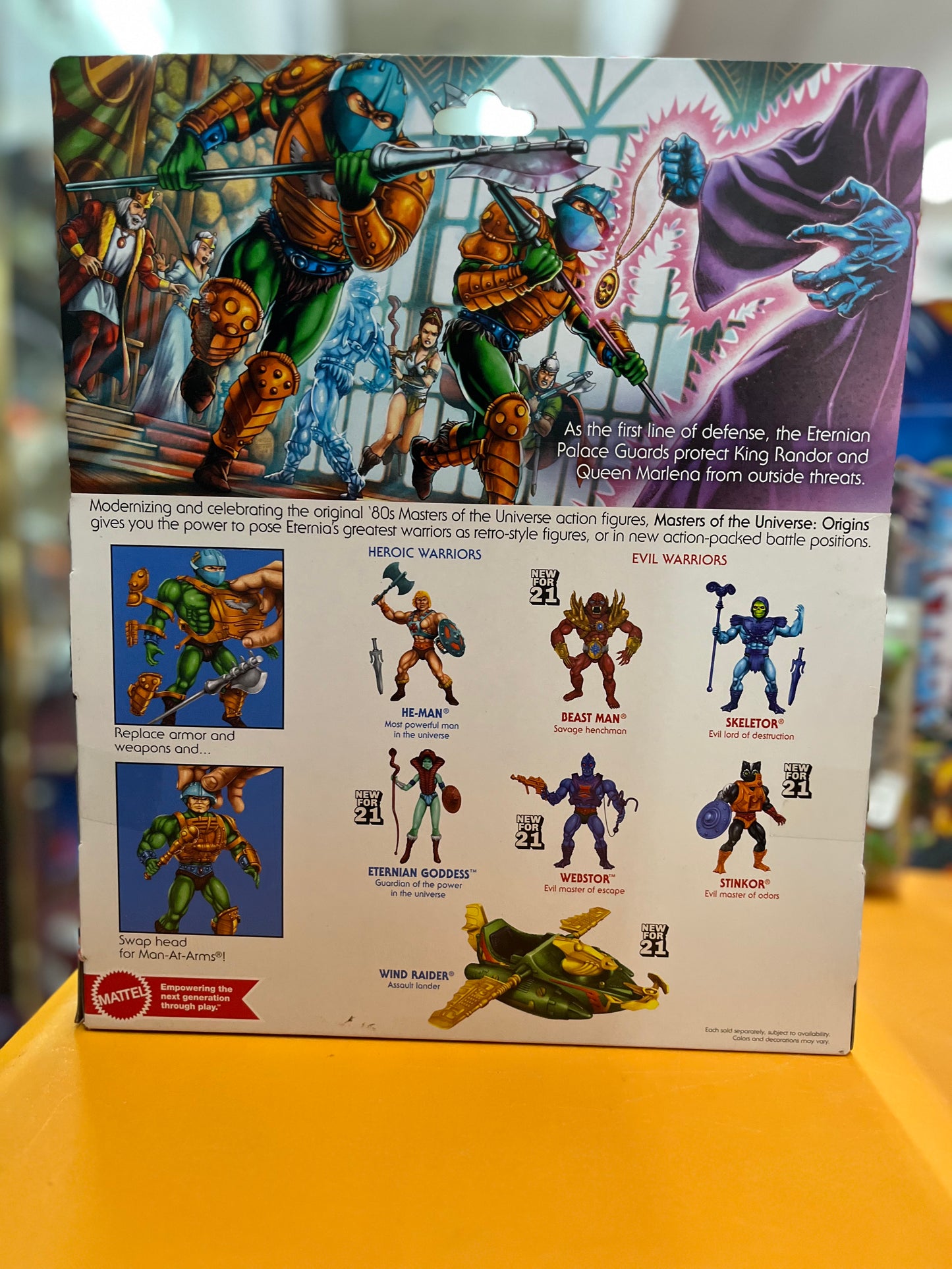 Mattel Masters of the Universe Origins Eternian Palace Guard Exclusive Figure