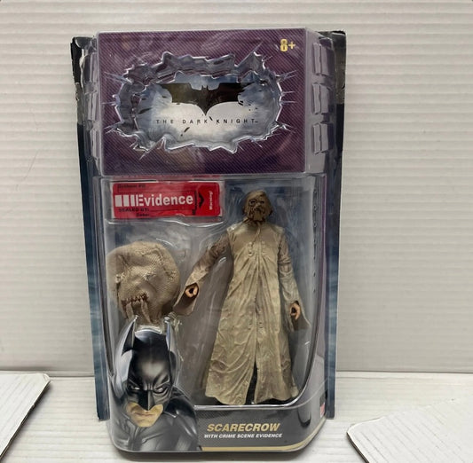 Batman the Dark Knight Scarecrow Figure with Crime Scene Evidence Sealed New