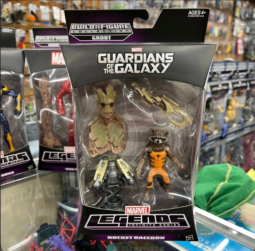 Marvel Legends Guardians of the Galaxy  Groot BAF Wave lot Set 6NEW
