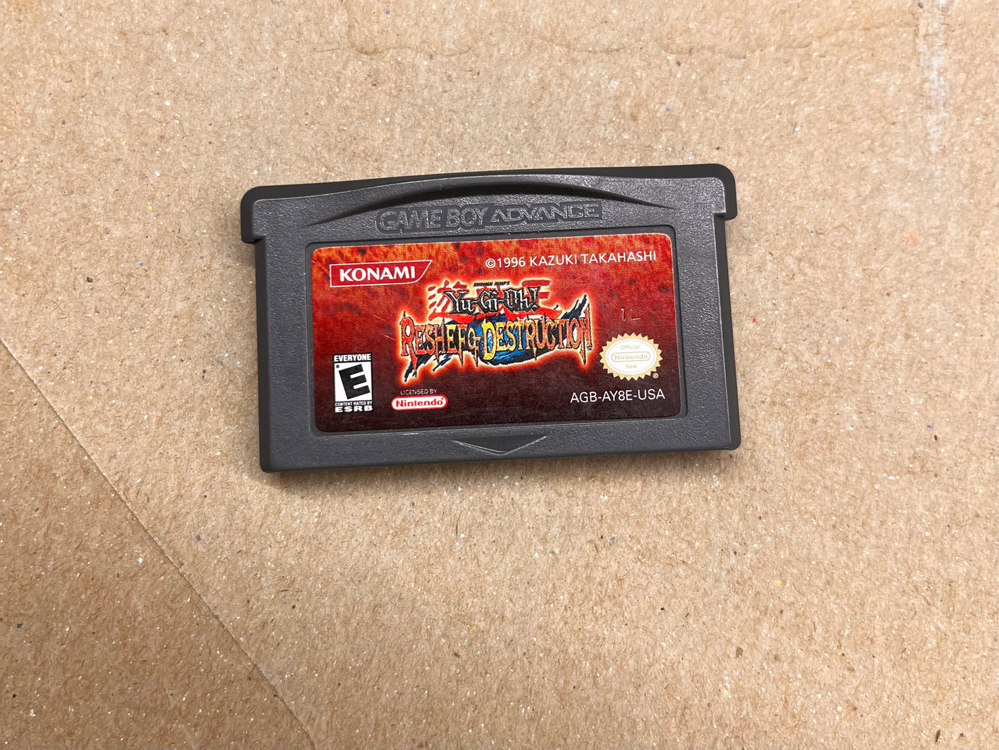 GBA Yugioh! Reshef of Destruction Nintendo Game Boy Advance Authentic
