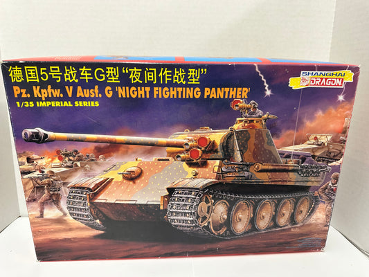 Dragon 1:35 PzKpfw V Ausf G Night Fighting Panther 9045 WWII Tank Model Kit