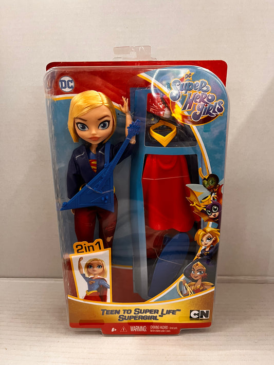 New DC Super Hero Girls Teen to Super Life Supergirl Doll