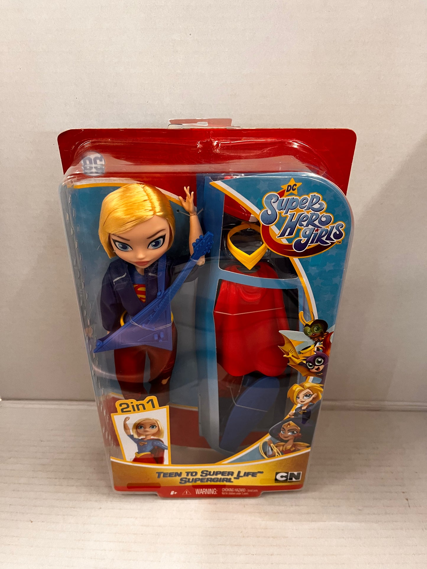New DC Super Hero Girls Teen to Super Life Supergirl Doll