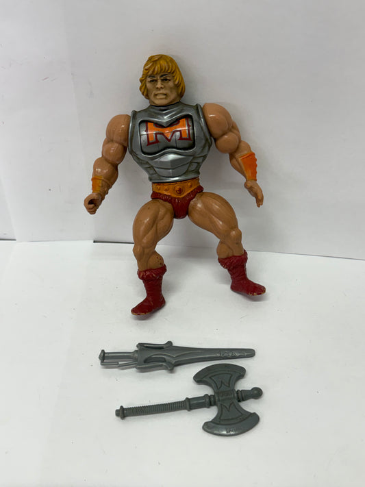 Vintage Battle Armor He-man Masters Of The Universe Motu Figure Complete Mexico