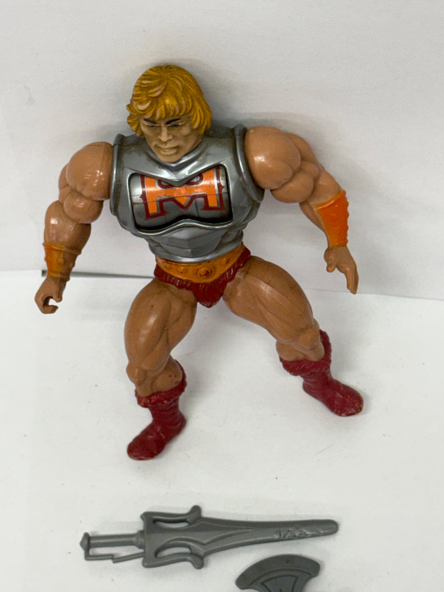 Vintage Battle Armor He-man Masters Of The Universe Motu Figure Complete Mexico