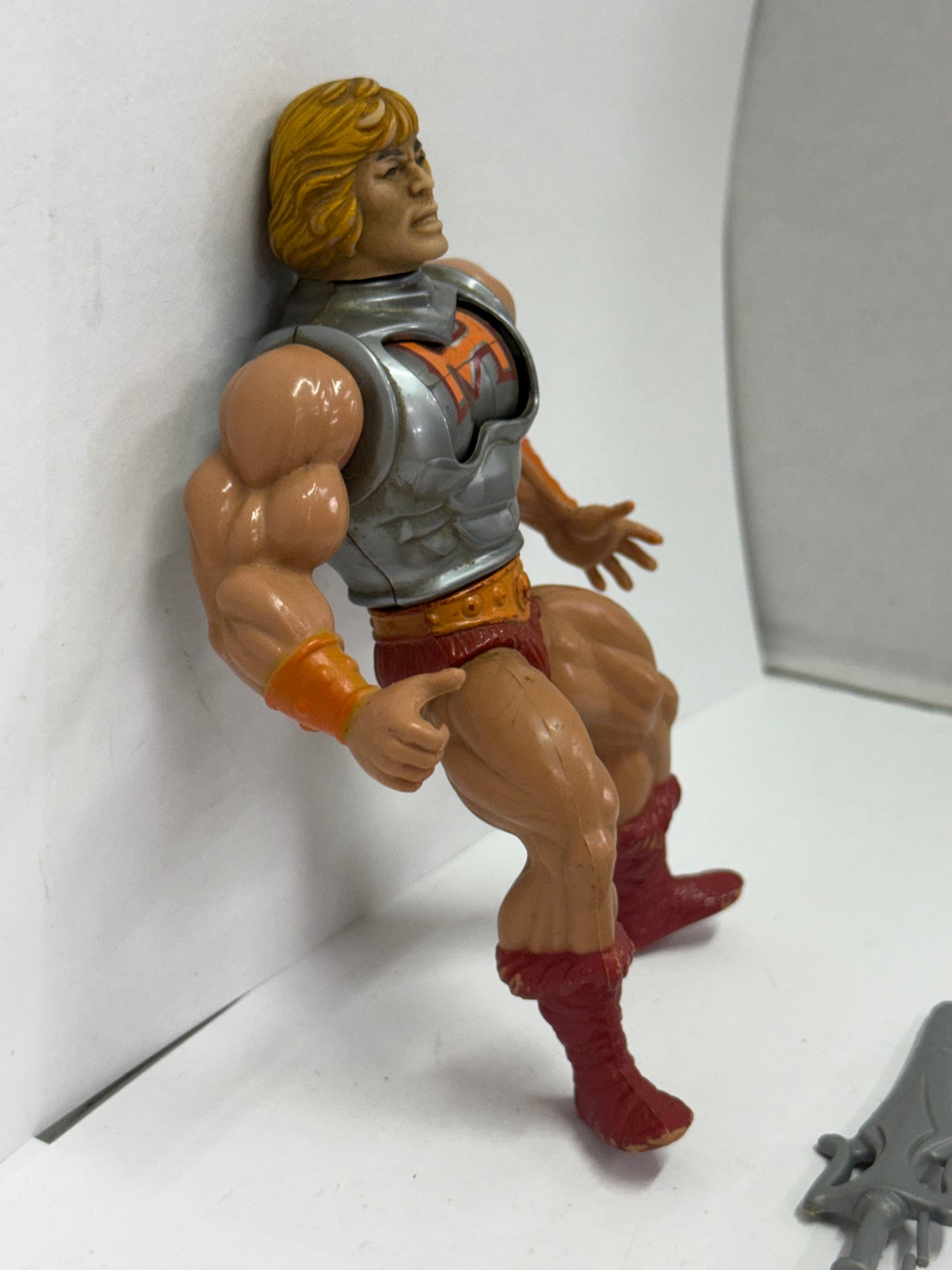 Vintage Battle Armor He-man Masters Of The Universe Motu Figure Complete Mexico