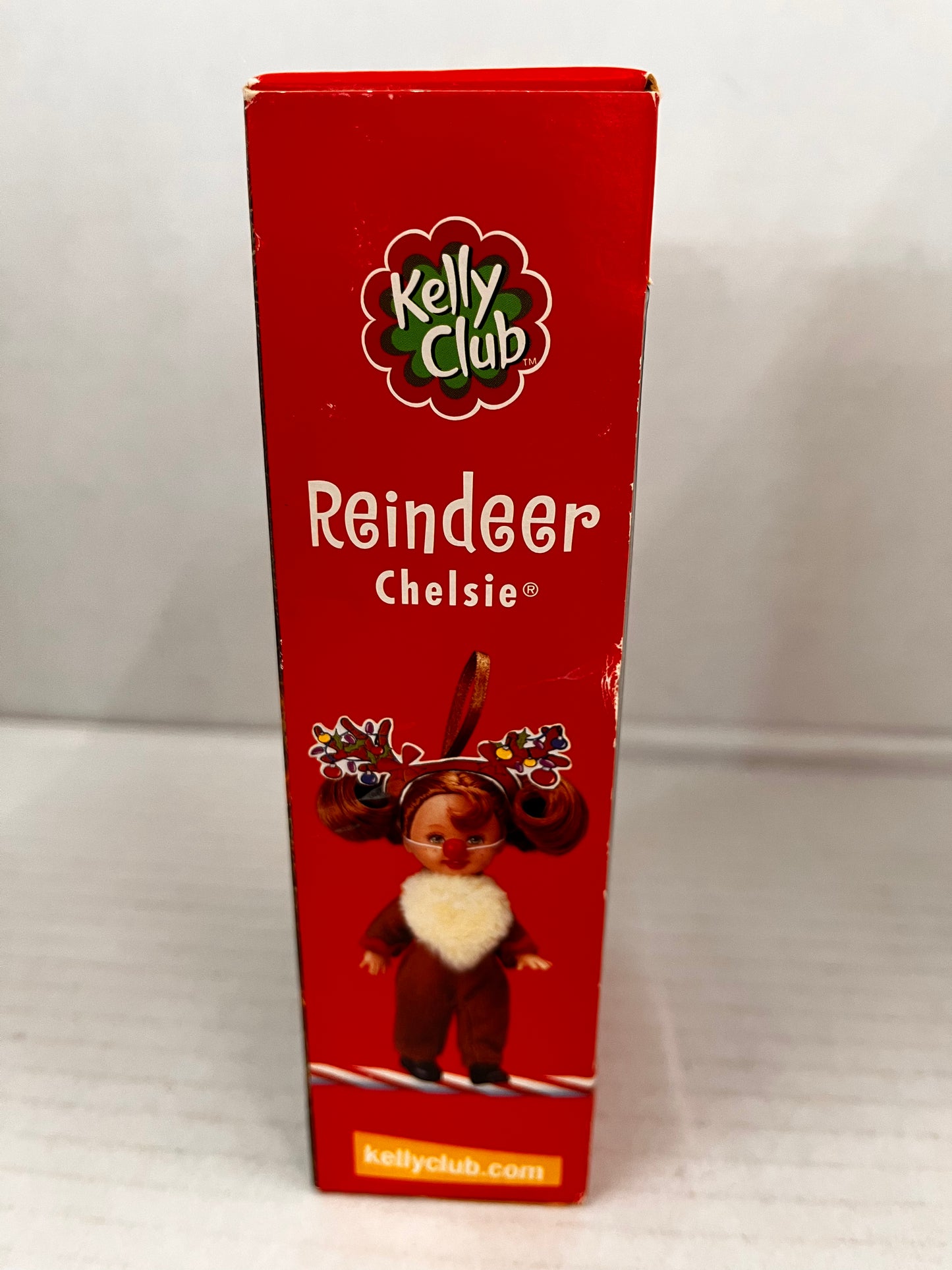 2001 Mattel Kelly Club REINDEER CHELSIE Barbie Doll Christmas Ornament