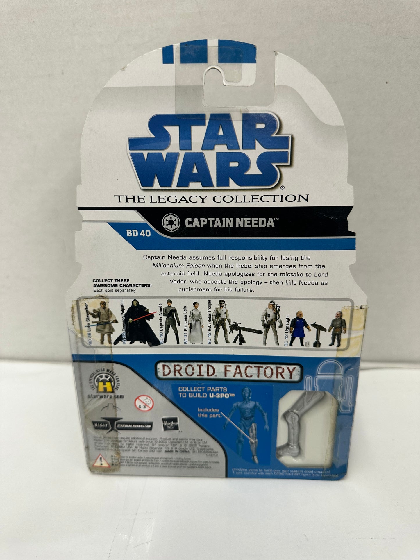 Captain Needa BD40 STAR WARS Legacy Collection NEW