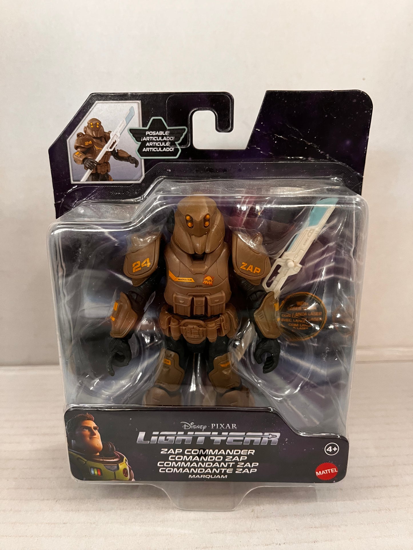 Disney Pixar Lightyear ZAP Commander Marquam Action Figure