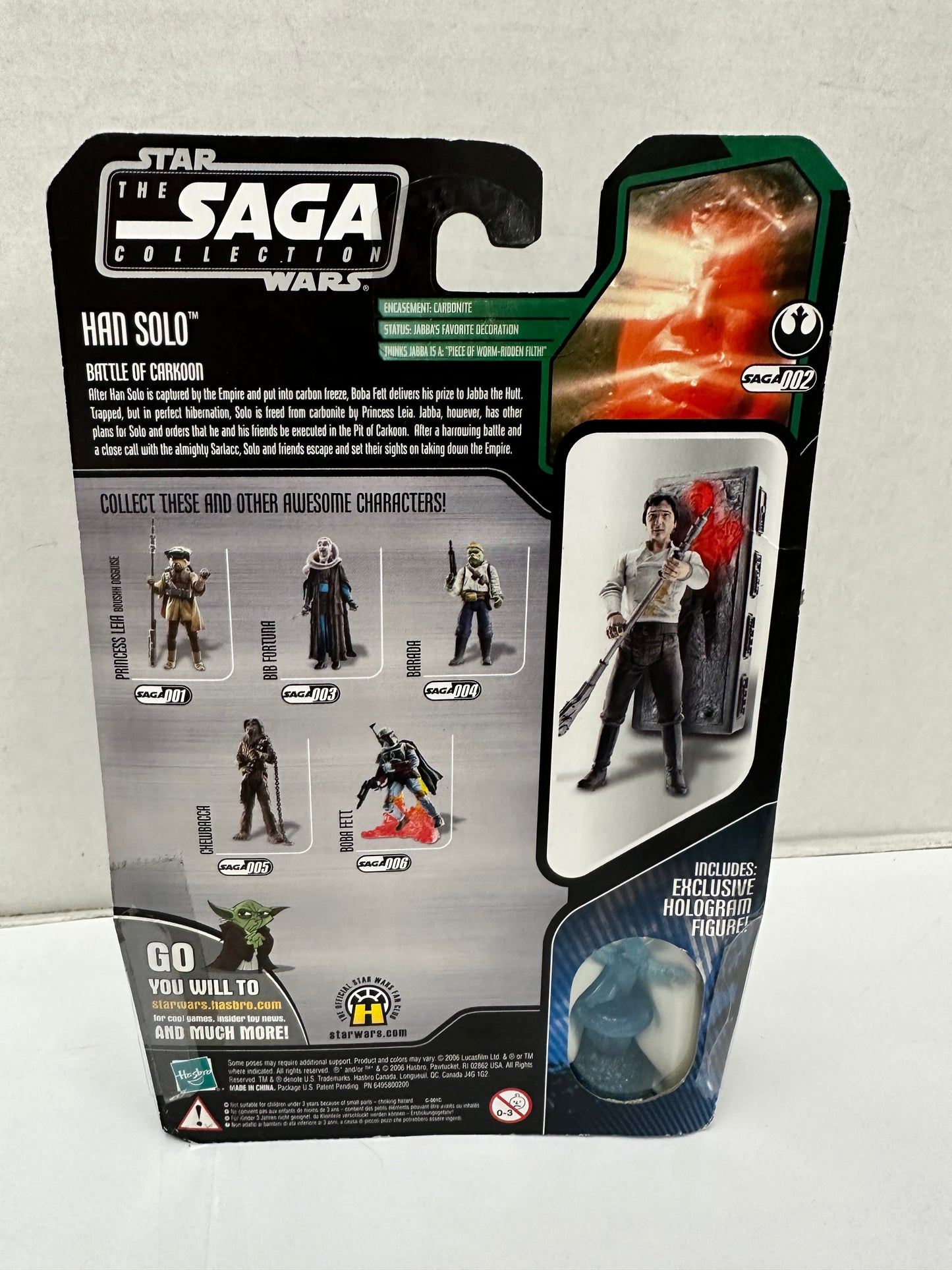 Star Wars The Saga Collection Saga 2 Han Solo ROTJ Action Figure