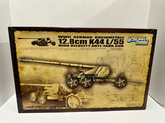 Great Wall Hobby 1/35Rheinmetall 12.8cm K44 L/55 Anti-tank Gun Plastic Model Kit
