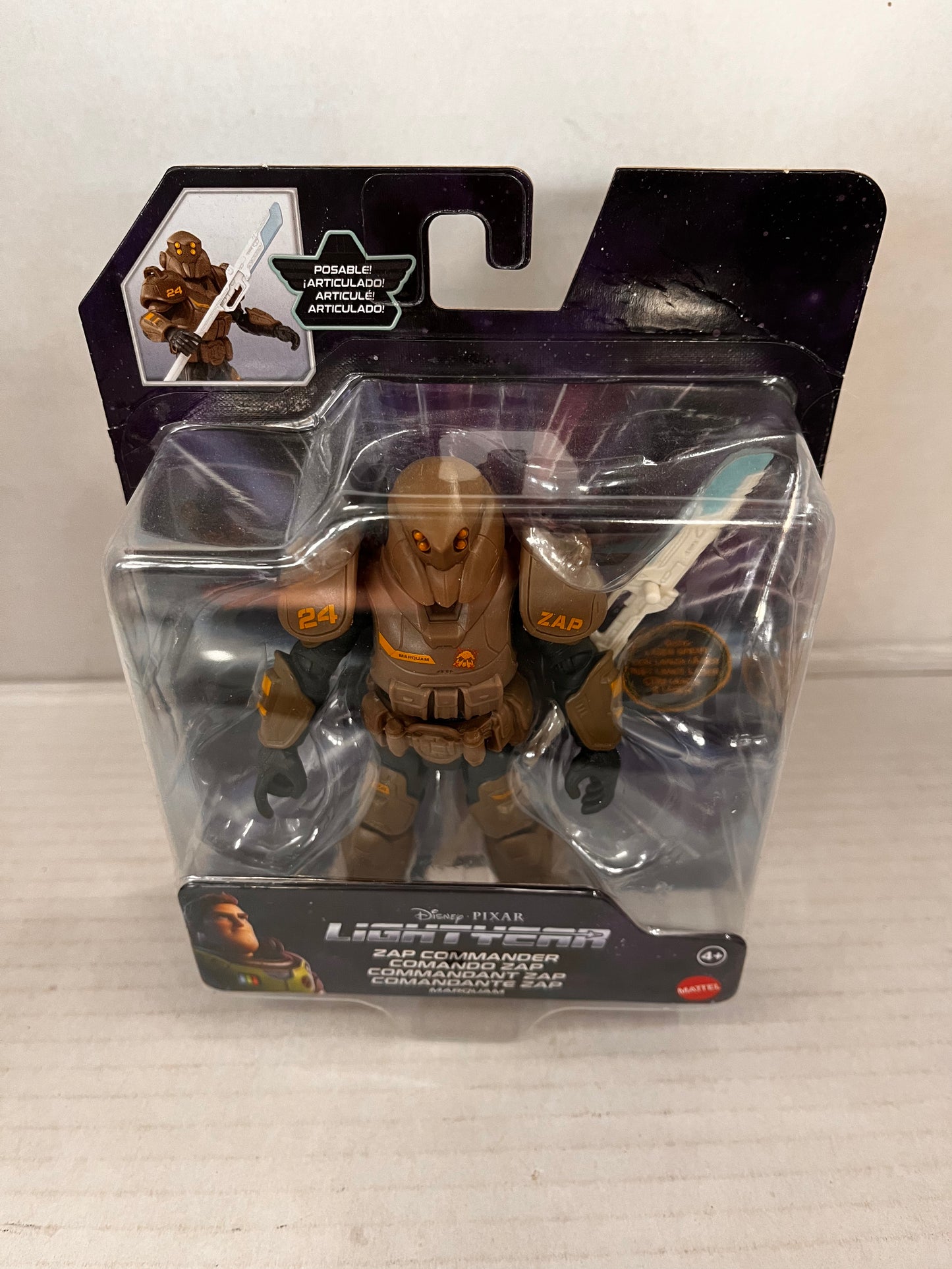 Disney Pixar Lightyear ZAP Commander Marquam Action Figure