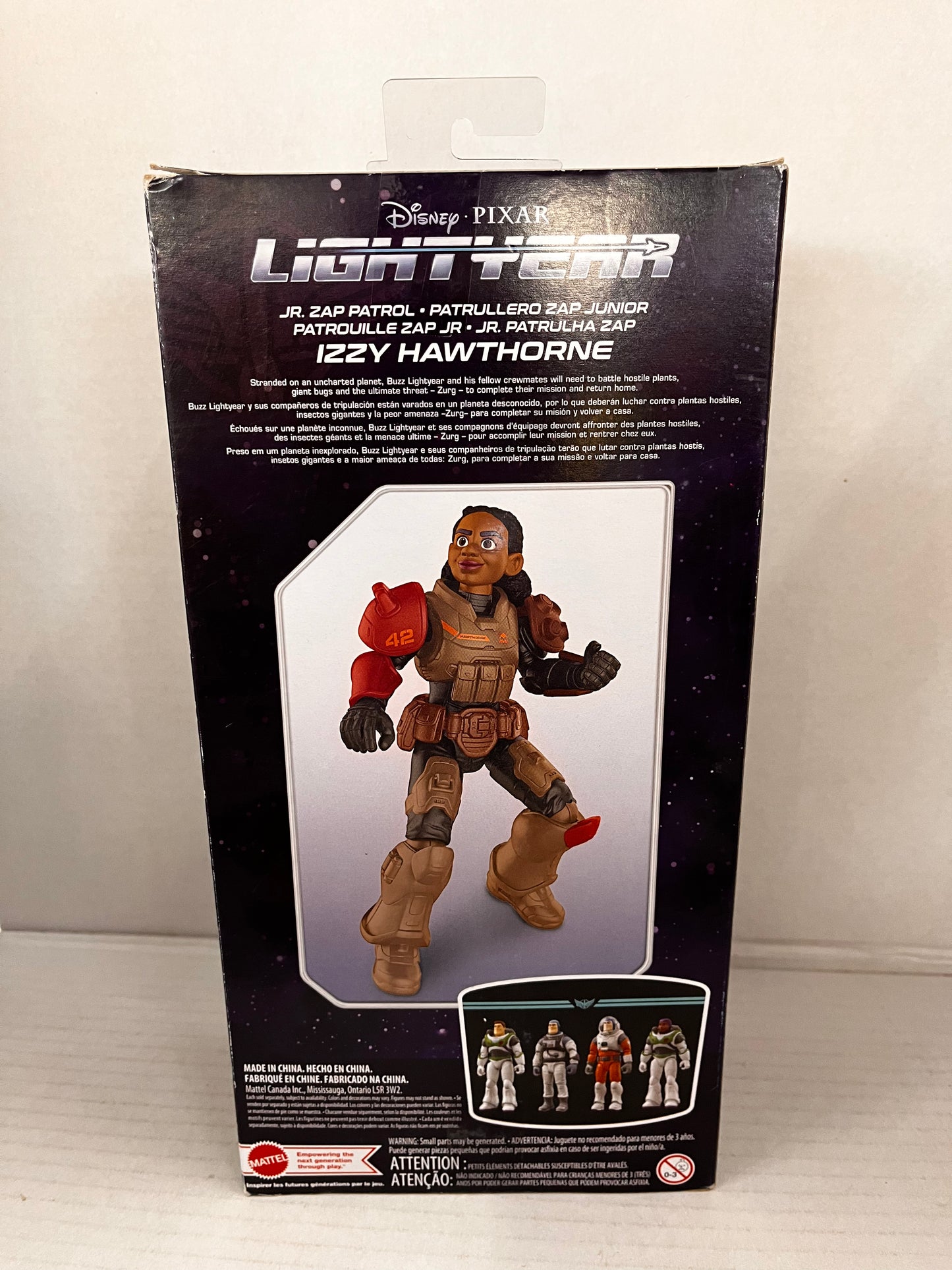 IZZY HAWTHORNE Lightyear ACTION FIGURE Disney Pixar Mattel