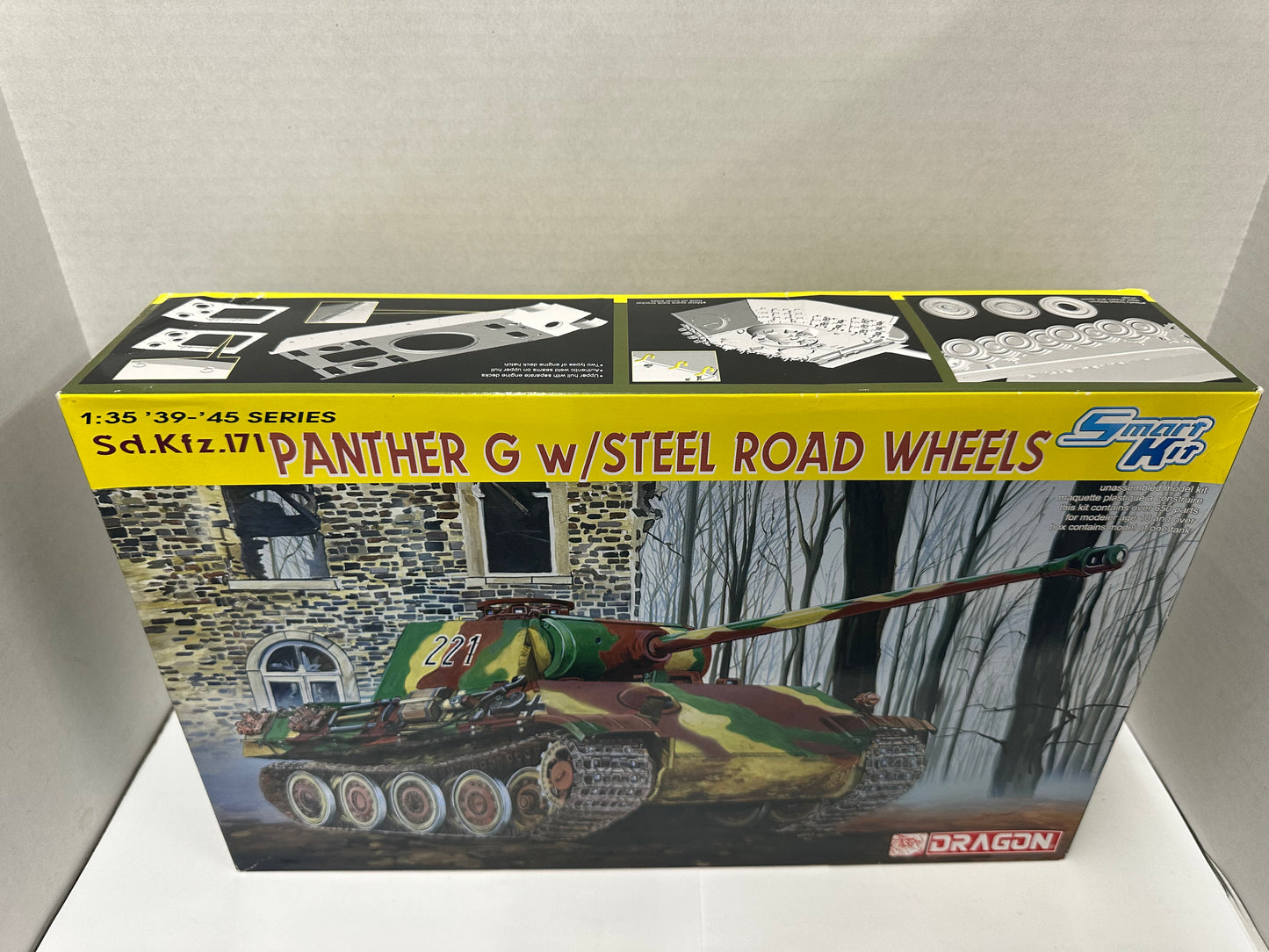 Dragon Sd.Kfz.171 Panther G W/Steel Road Wheels Kit# 6370 (1:35) Smart Kit