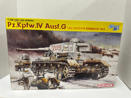 DRAGON 1/35 6363 Pz.Kpfw.IV Ausf.G LAH Division (Kharkov 1943) Open Box
