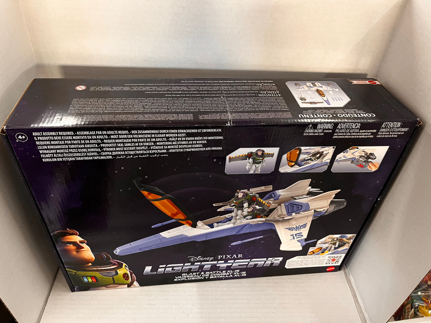 Disney-Pixar Lightyear Toys Blast and Battle XL-15 with Buzz Lightyear