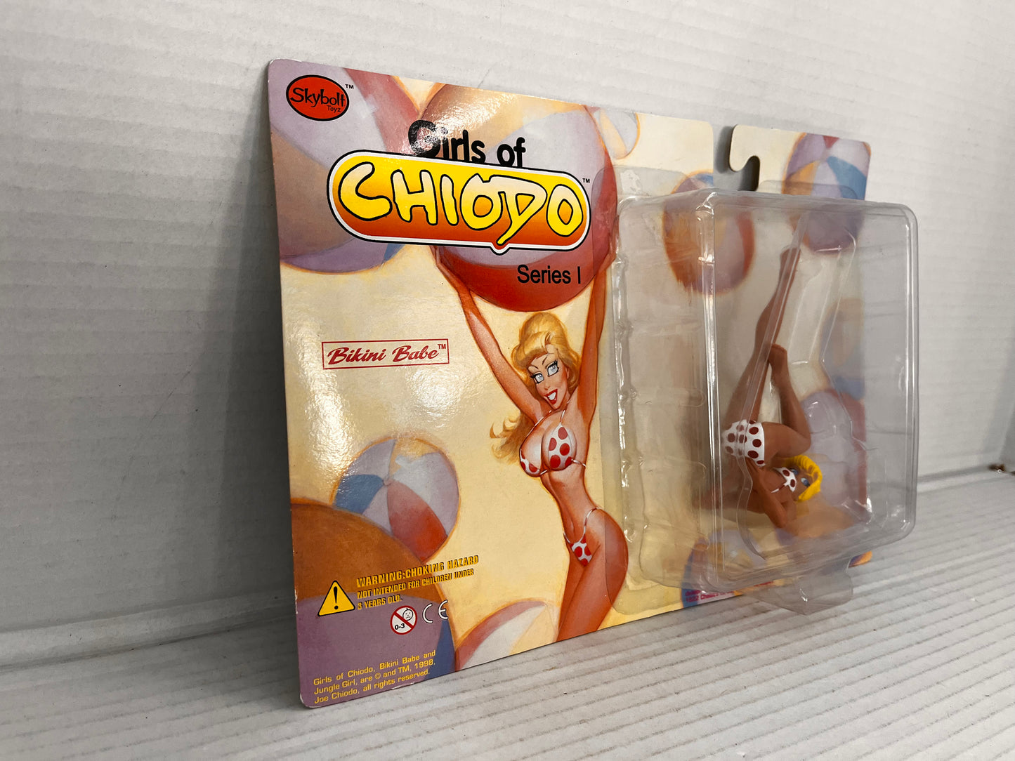 GIRLS of CHIODO Series I BIKINI BABE Action Signed Figurine MOC 1998 SkyBolt Joe