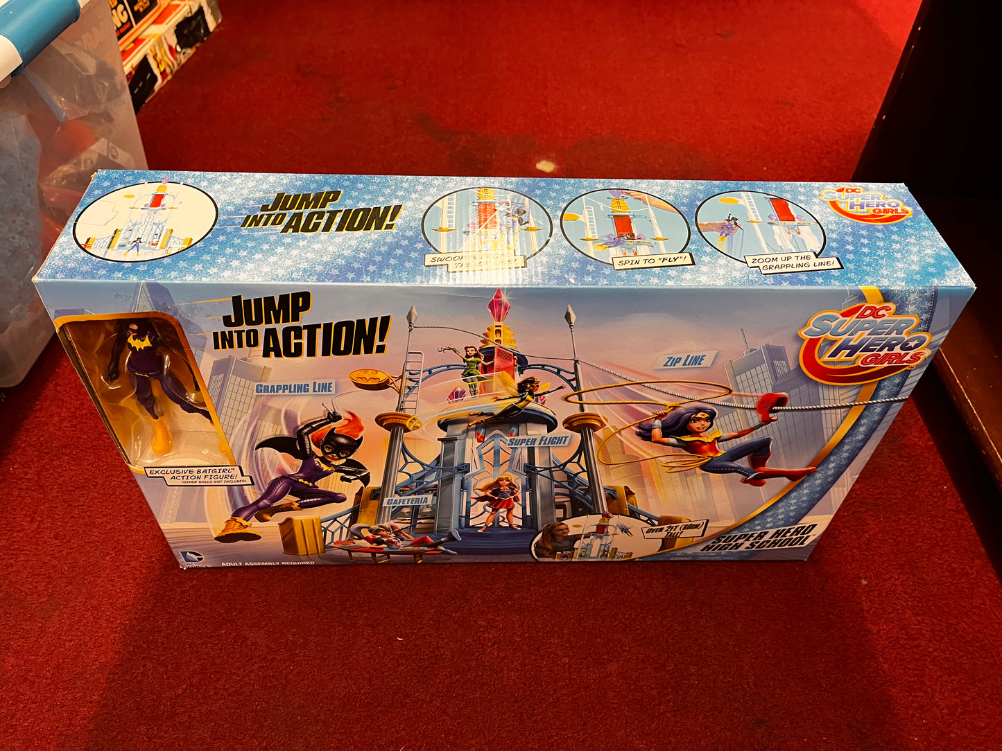 DC Super Hero Girls "JUMP INTO ACTION" With  "BATGIRL" FIGURE