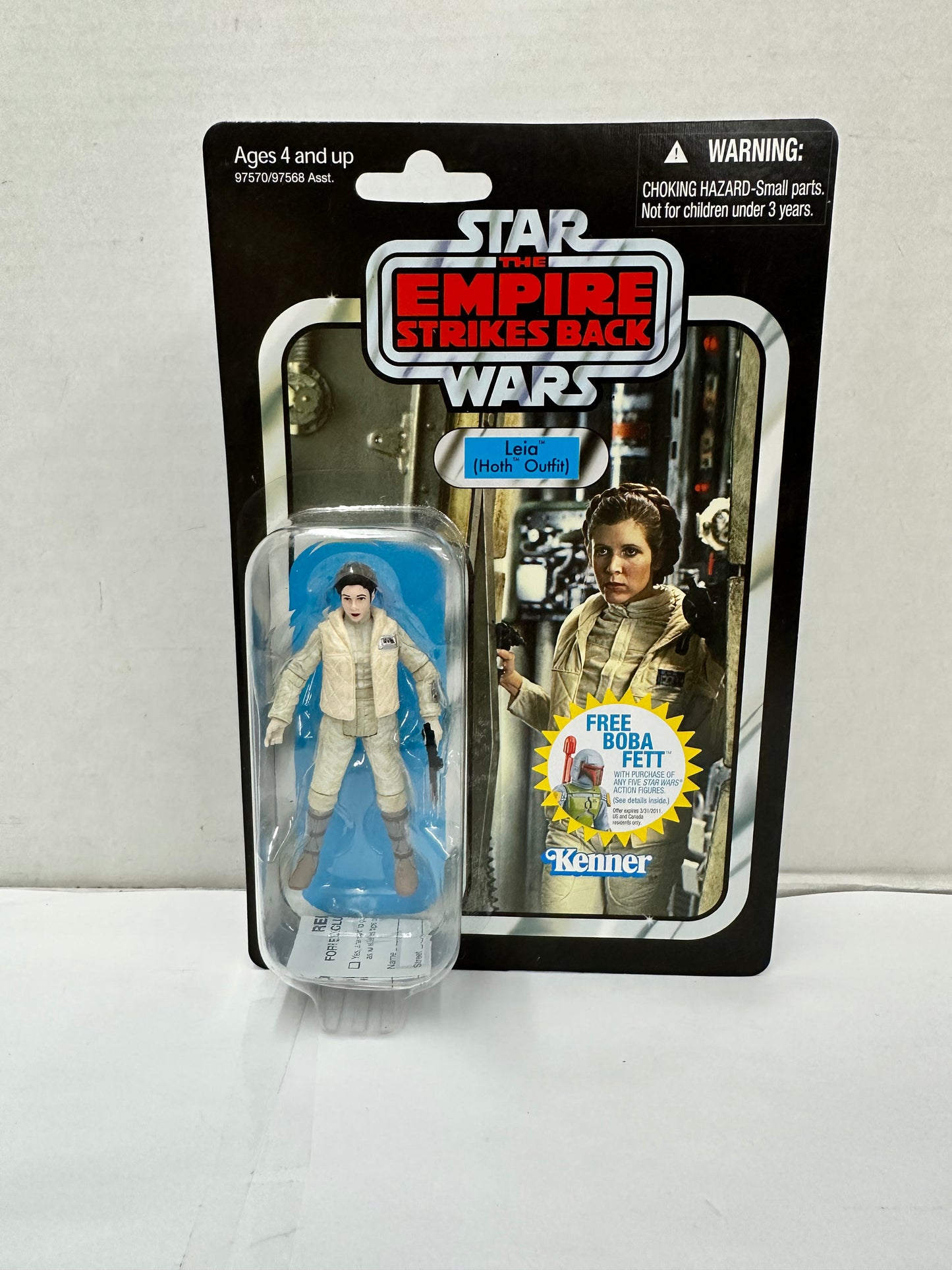 2010 STAR WARS The Vintage Collection VC02 Princess Leia Hoth Outfit NEW