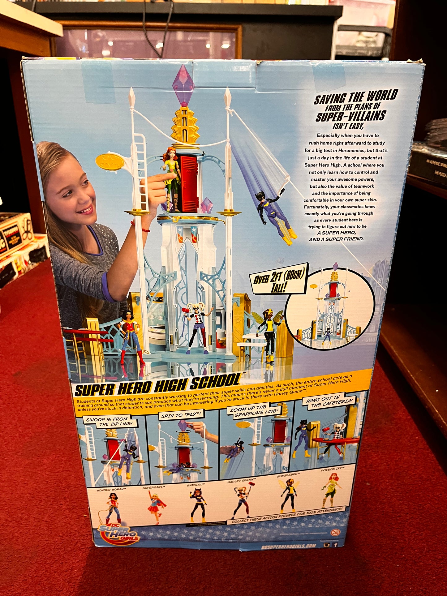 DC Super Hero Girls "JUMP INTO ACTION" With  "BATGIRL" FIGURE