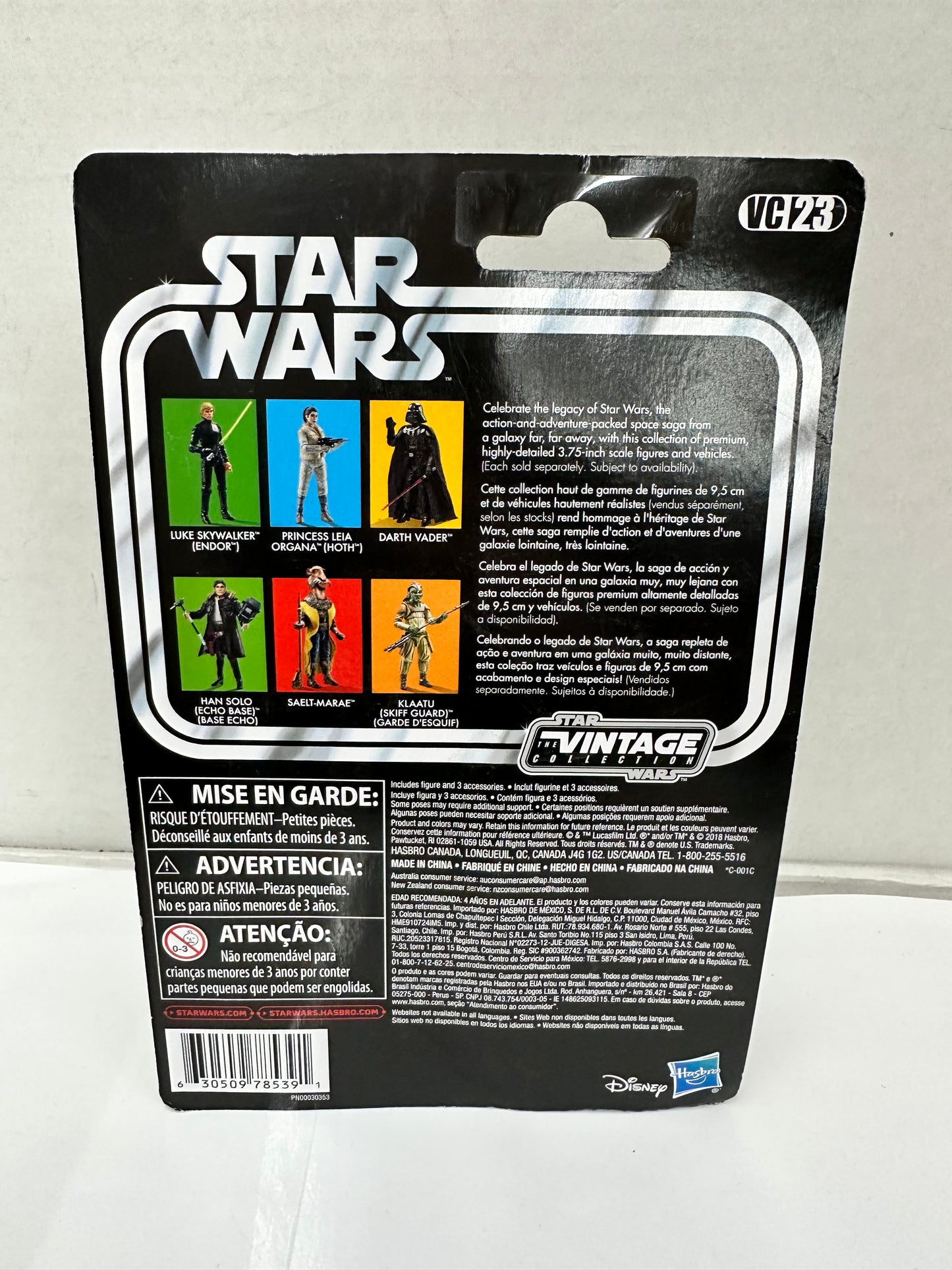 Star Wars Vintage Collection Luke Skywalker (Endor) Mostly Detached Bubble