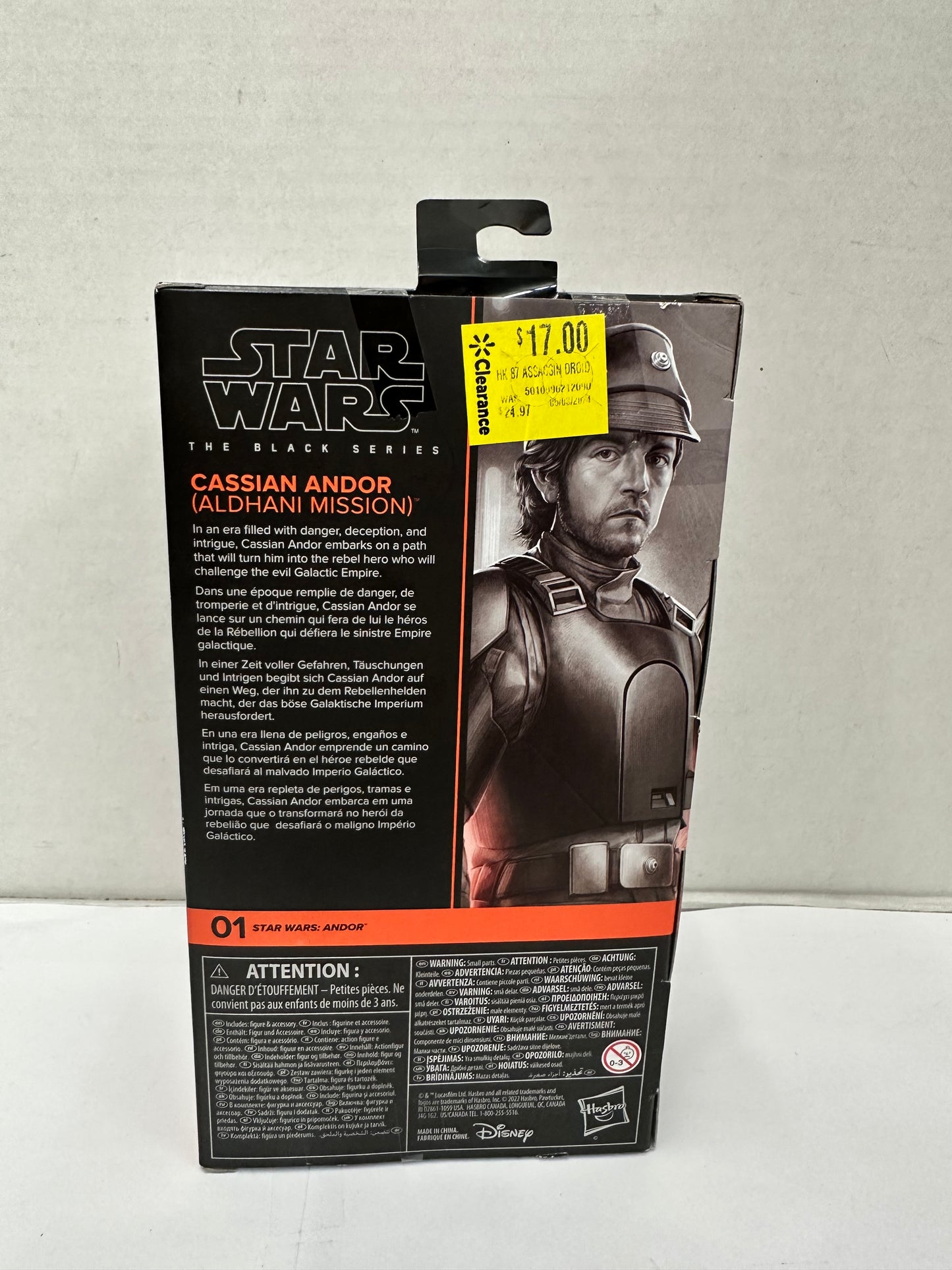 Star Wars Black Series Cassian Andor Aldhani Mission 6” Action Figure by Hasbro
