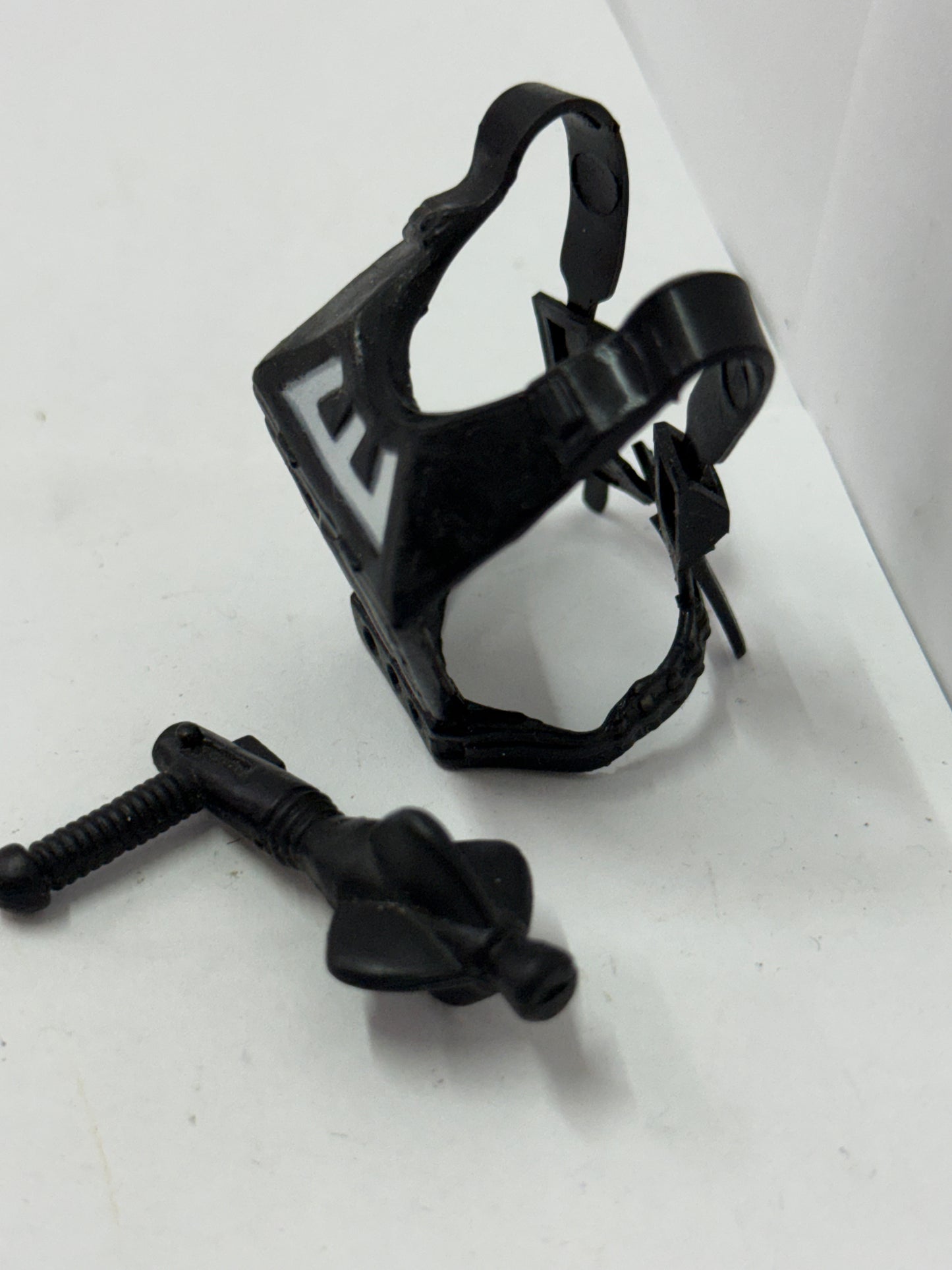 Vintage He-Man MOTU ZODAC Black Ray GUN & Harness Chest ARMOR 1981 Weapon #1