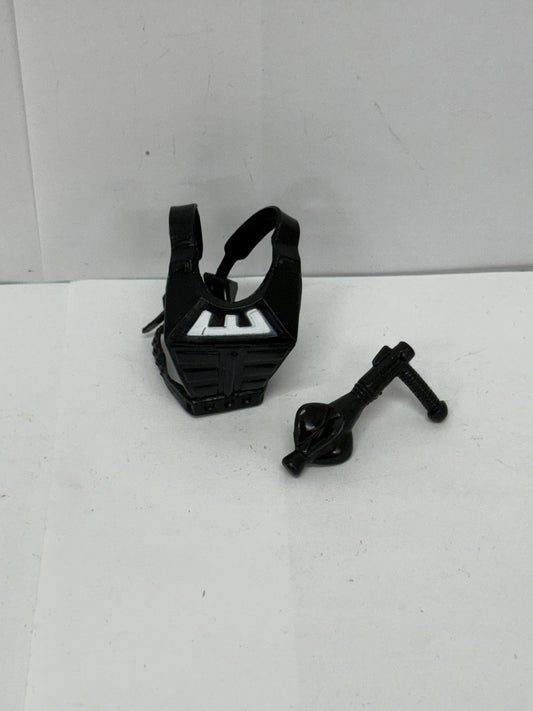 Vintage He-Man MOTU ZODAC Black Ray GUN & Harness Chest ARMOR 1981 Weapon #3