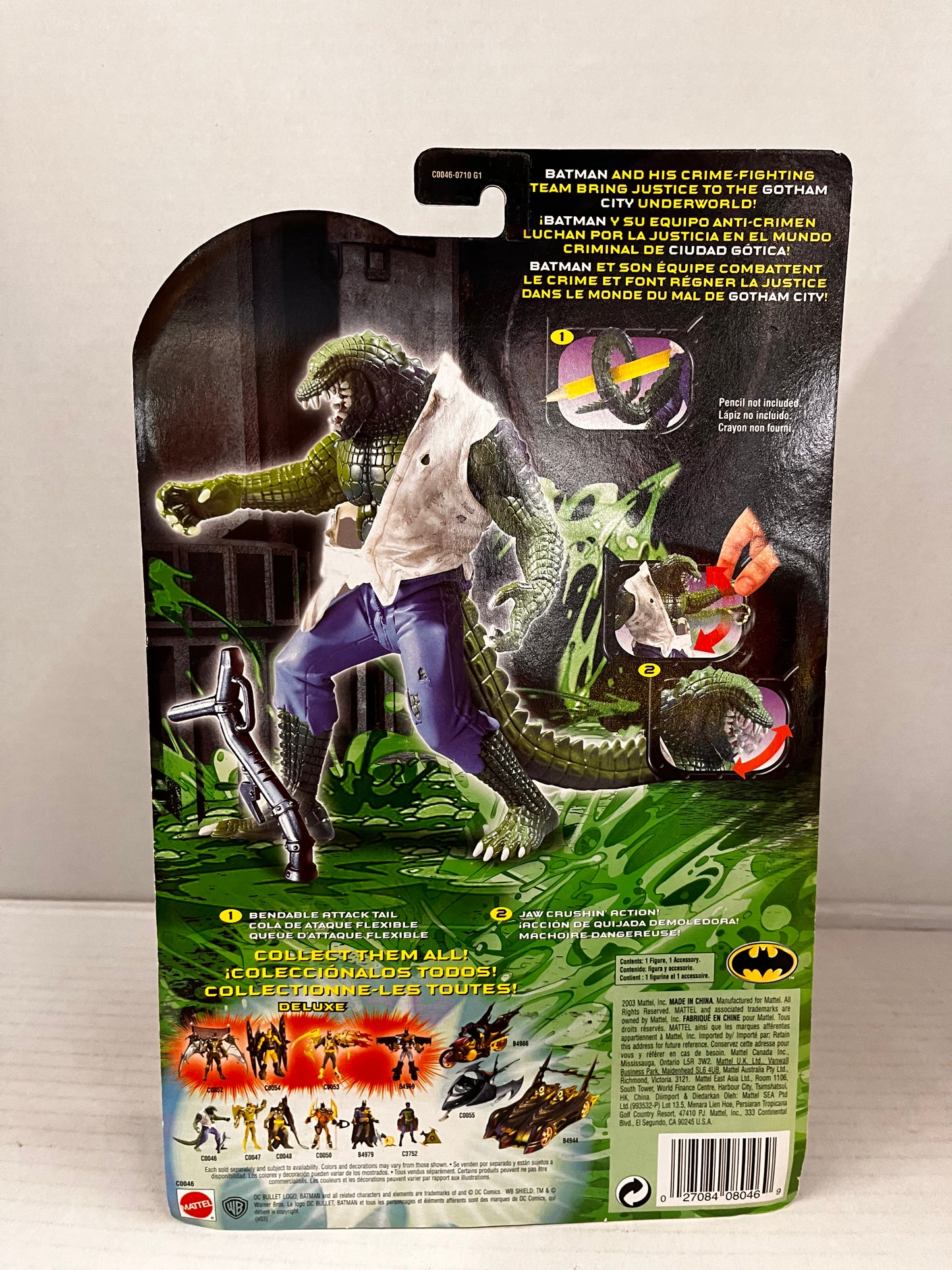 Batman-2003-Killer Croc Figurine Mattel