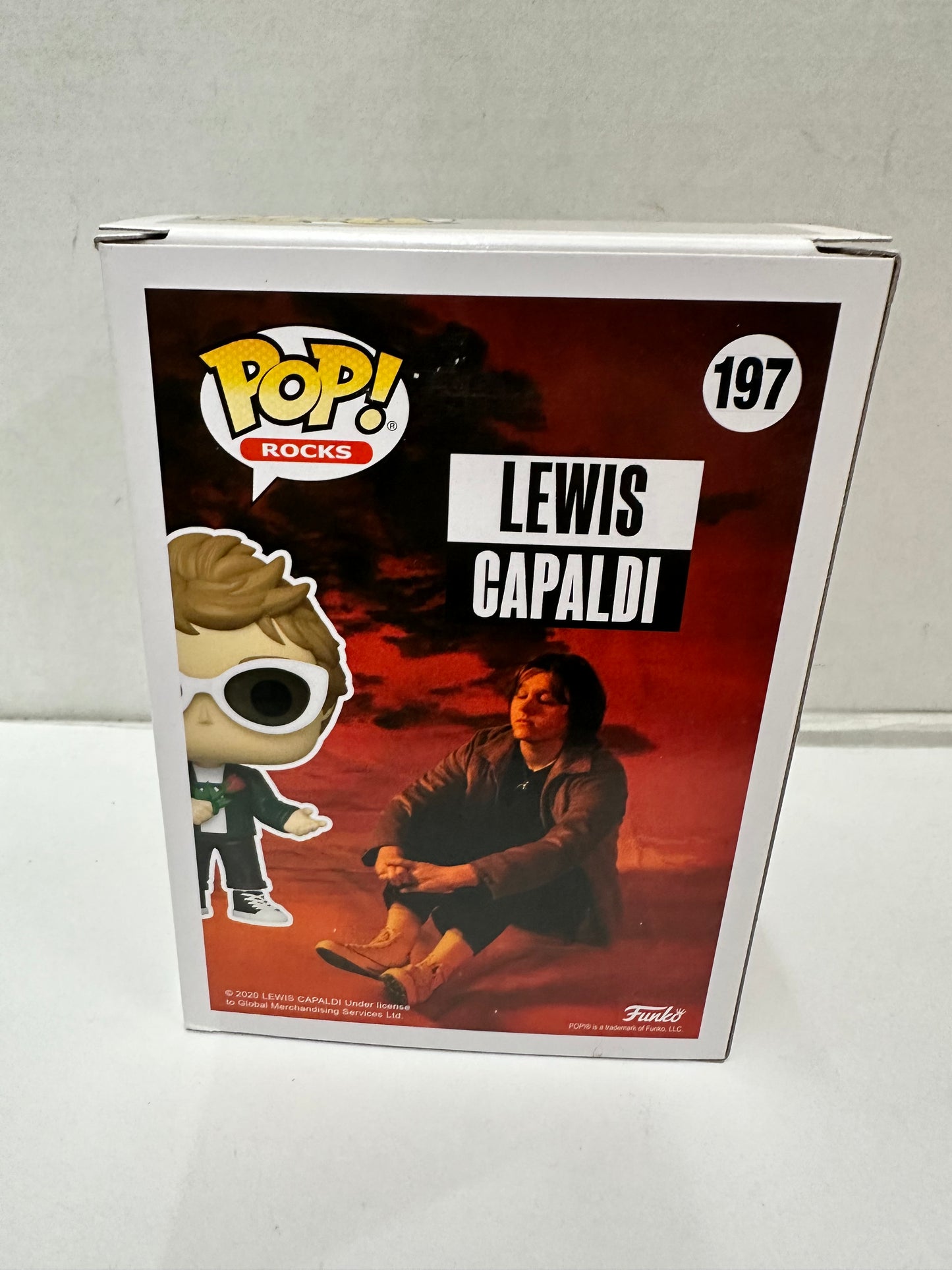 Funko Pop! Rocks #197 Lewis Capaldi Vinyl Figure