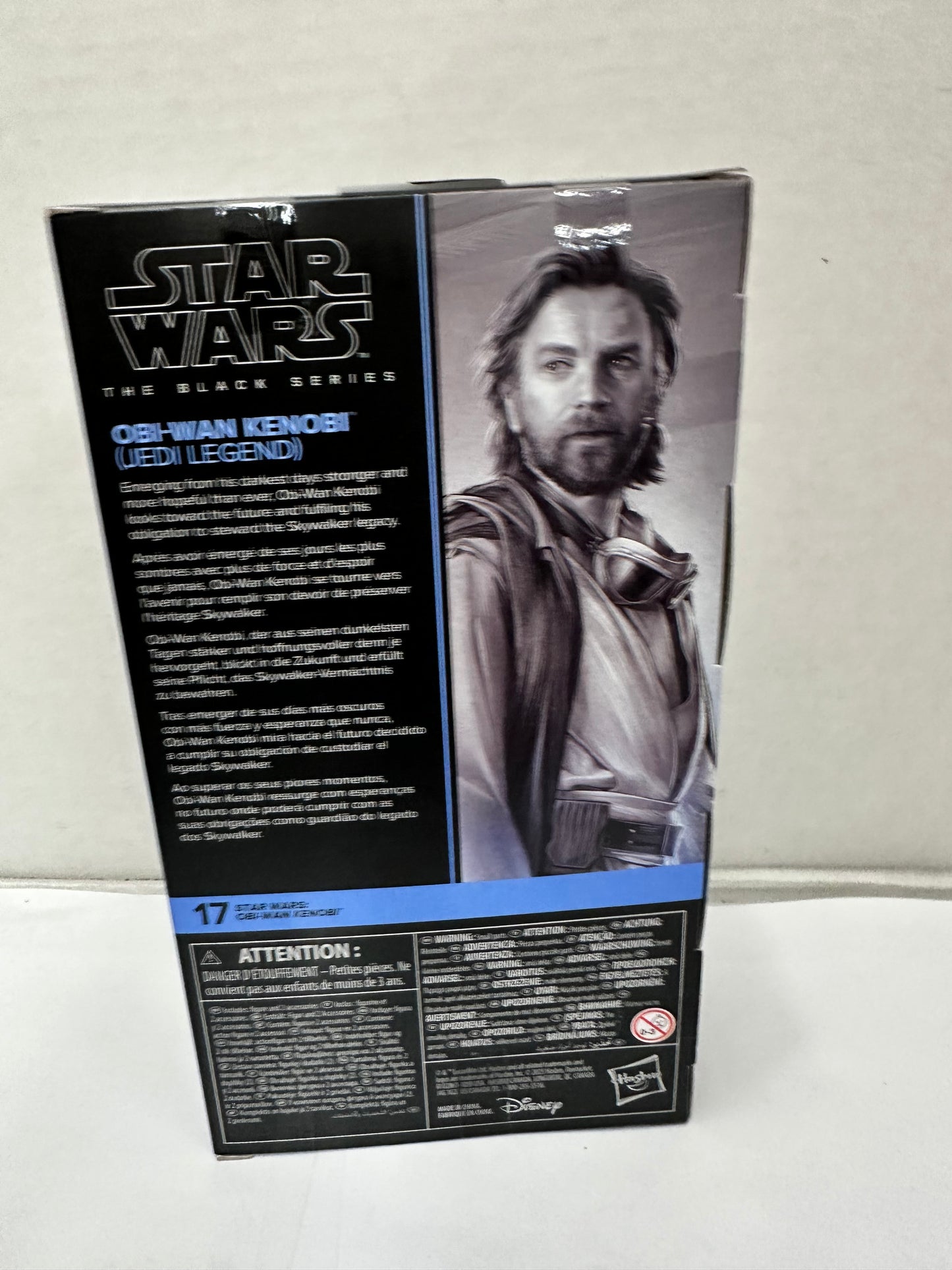Star Wars The Black Series OBI WAN KENOBI Jedi Legend 6" Action Figure #17 F8329