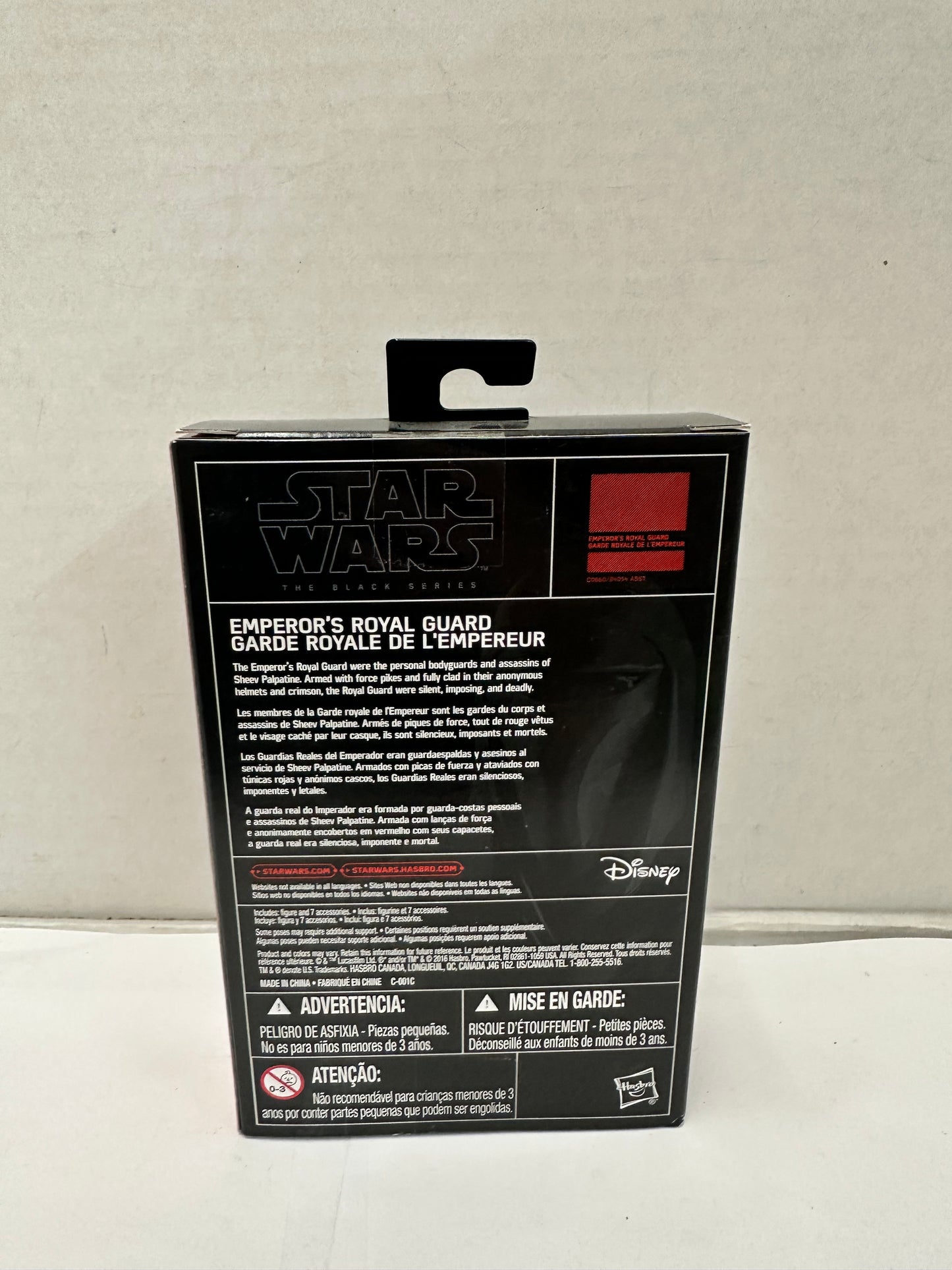 2016 Hasbro Star Wars The Black Series Emperor's Royal Guard 3.75" Action Figure