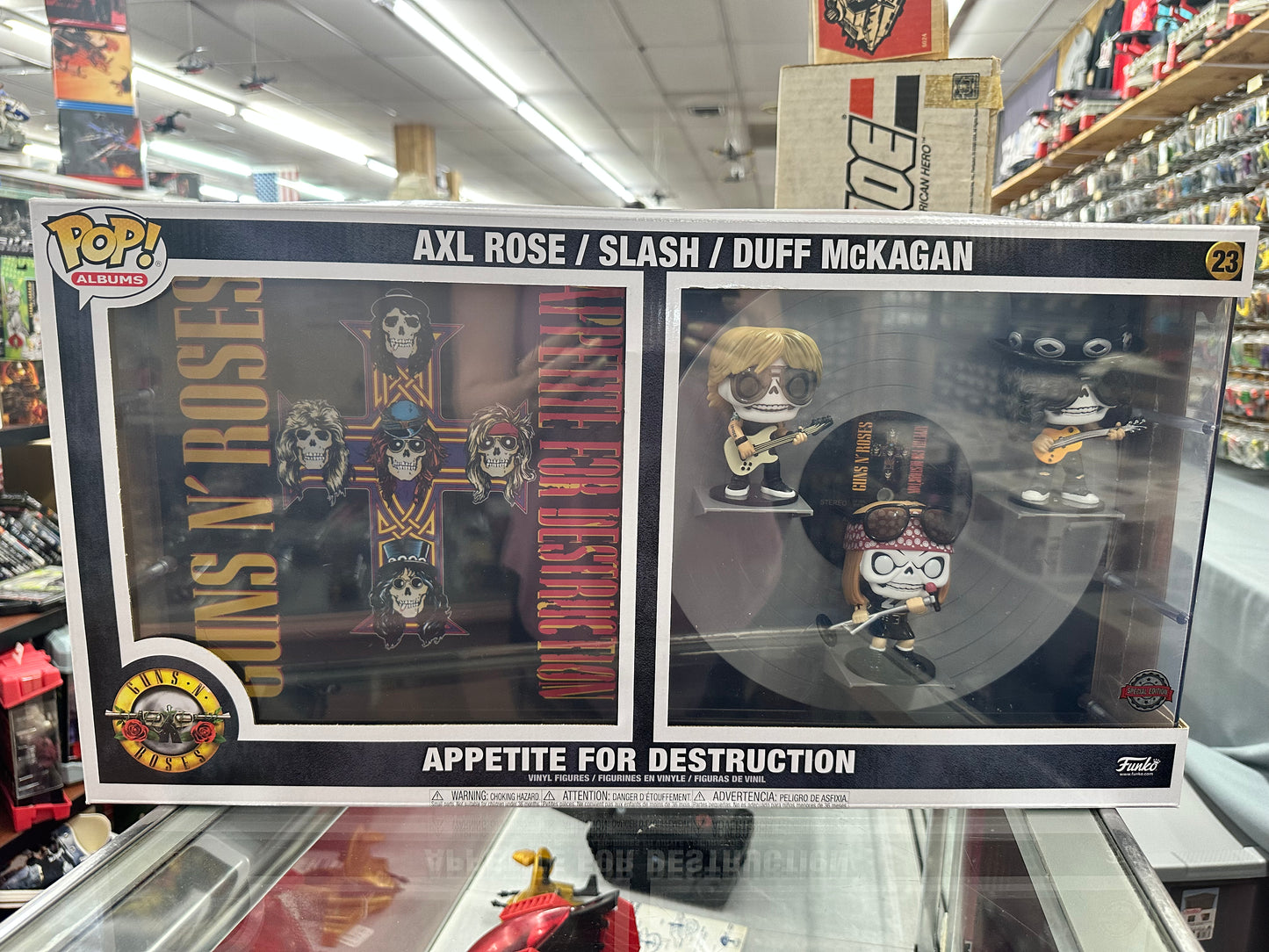 Guns N Roses Funko Pop! Appetite For Destruction Axl Rose/Duff /Slash Sealed