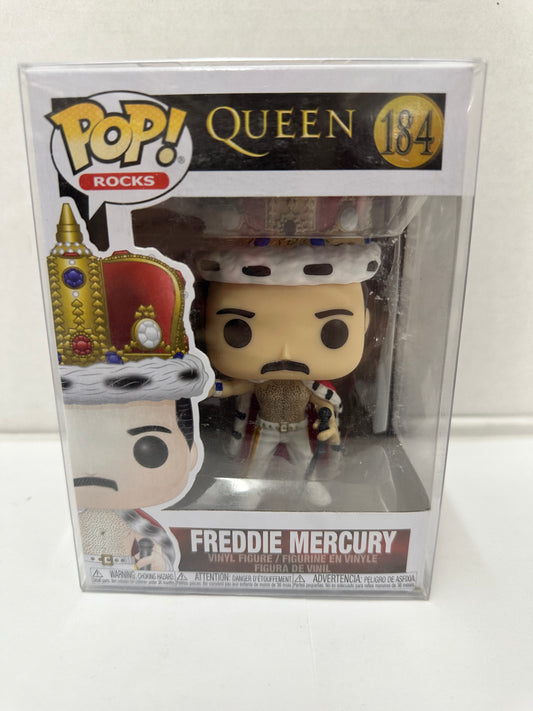 Queen Freddie Mercury King Pop! Vinyl Figure Vinyl Figure #184!