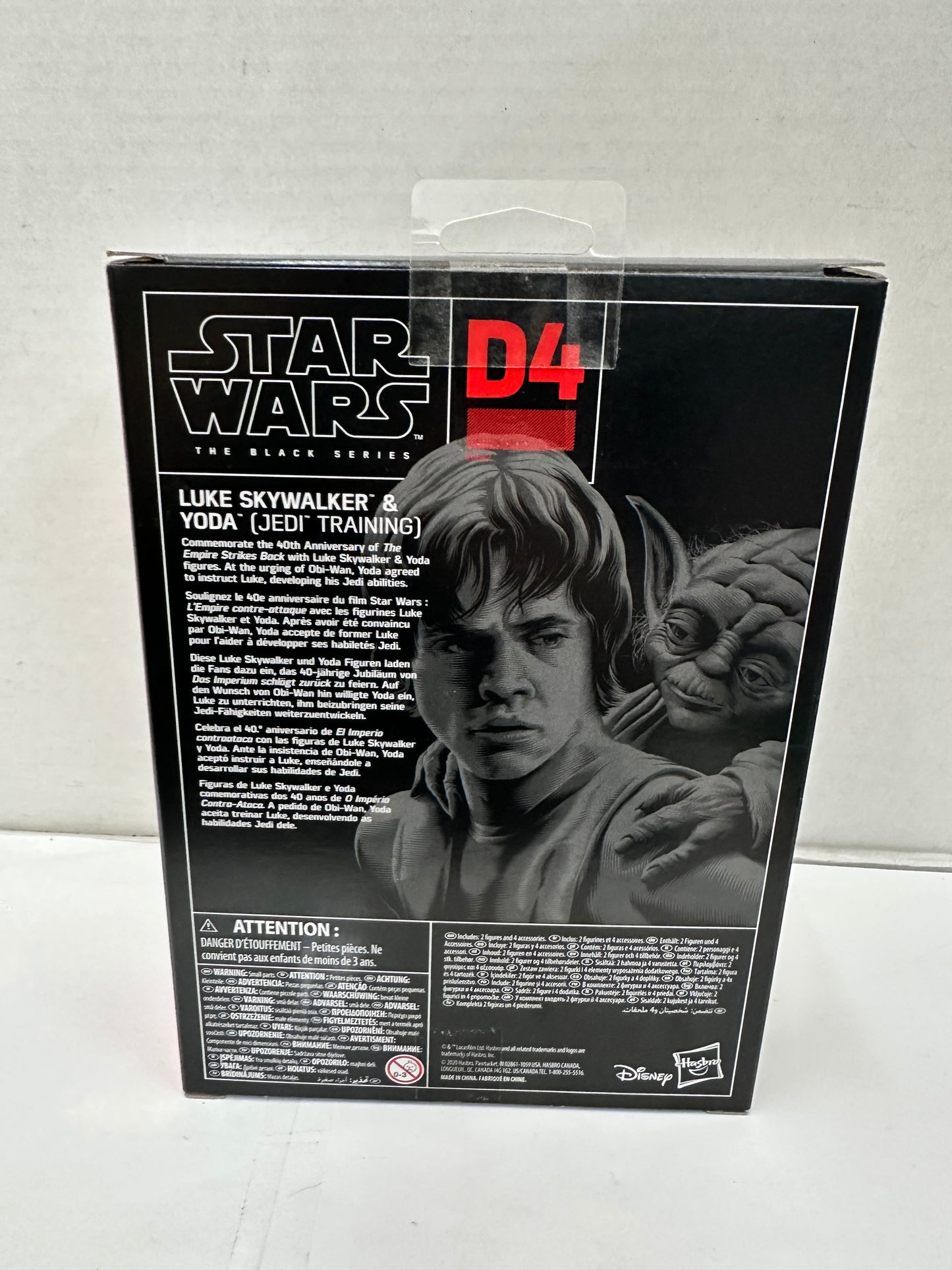 Star Wars The Black Series Luke Skywalker & Yoda Jedi Training 2020 Hasbro