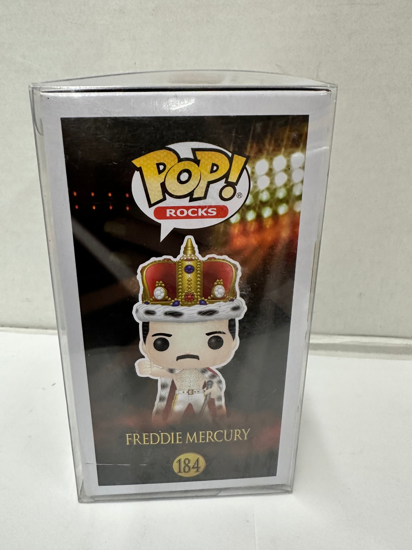 Queen Freddie Mercury King Pop! Vinyl Figure Vinyl Figure #184!