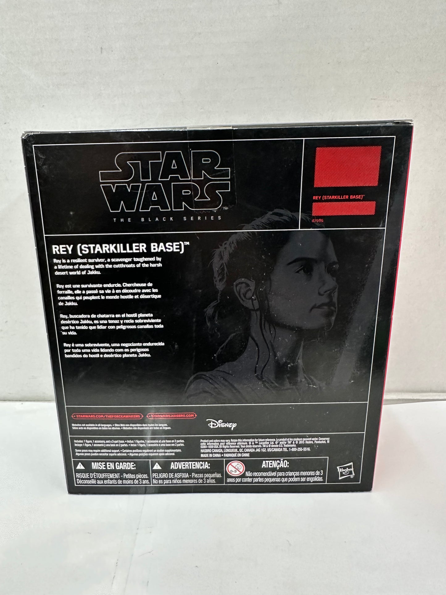 Star Wars Black Series 2015 Hasbro Rey Starkiller Base 6" Figure New In Box