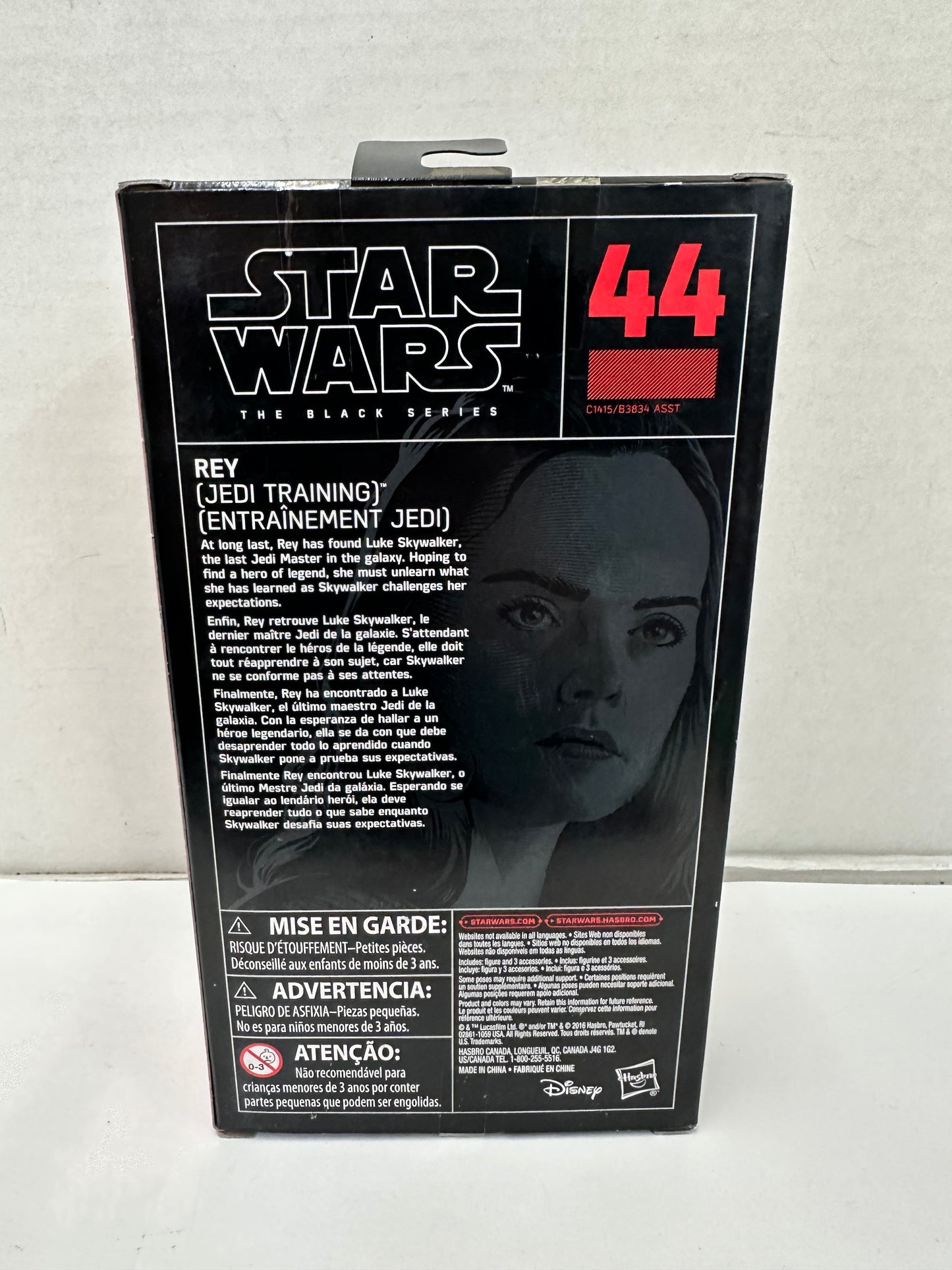 Star Wars The Black Series Rey Jedi Training Toy Collectible Action Figure