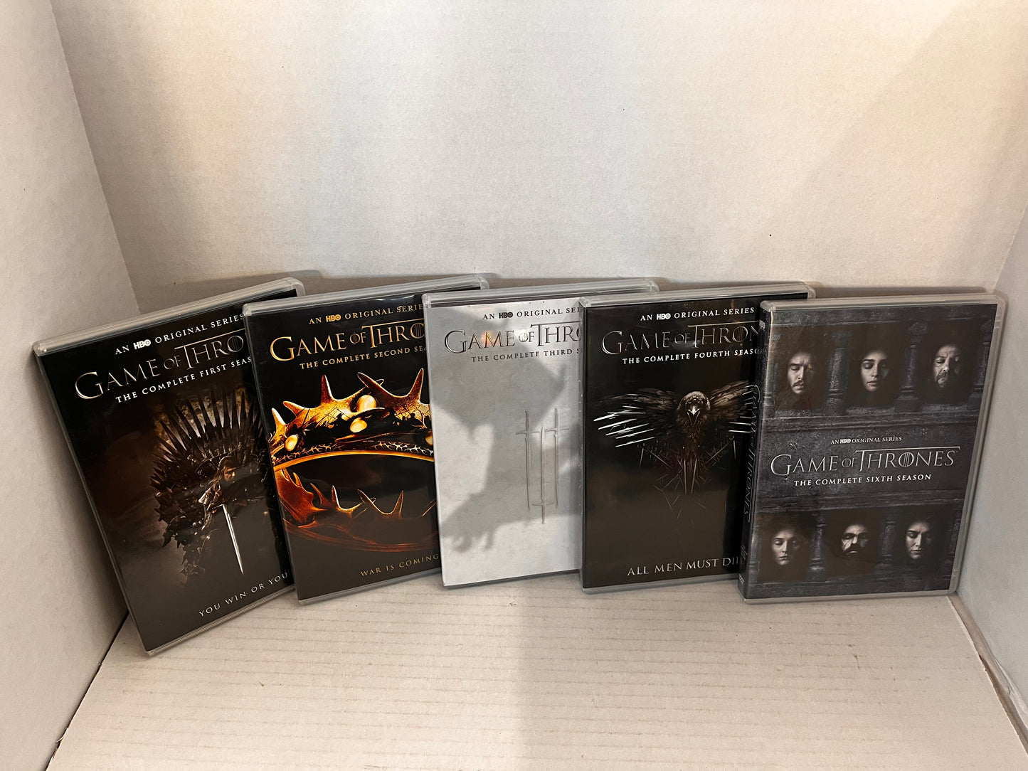 Games Of Thrones DVD Seasons 1,2,3,4 And 6