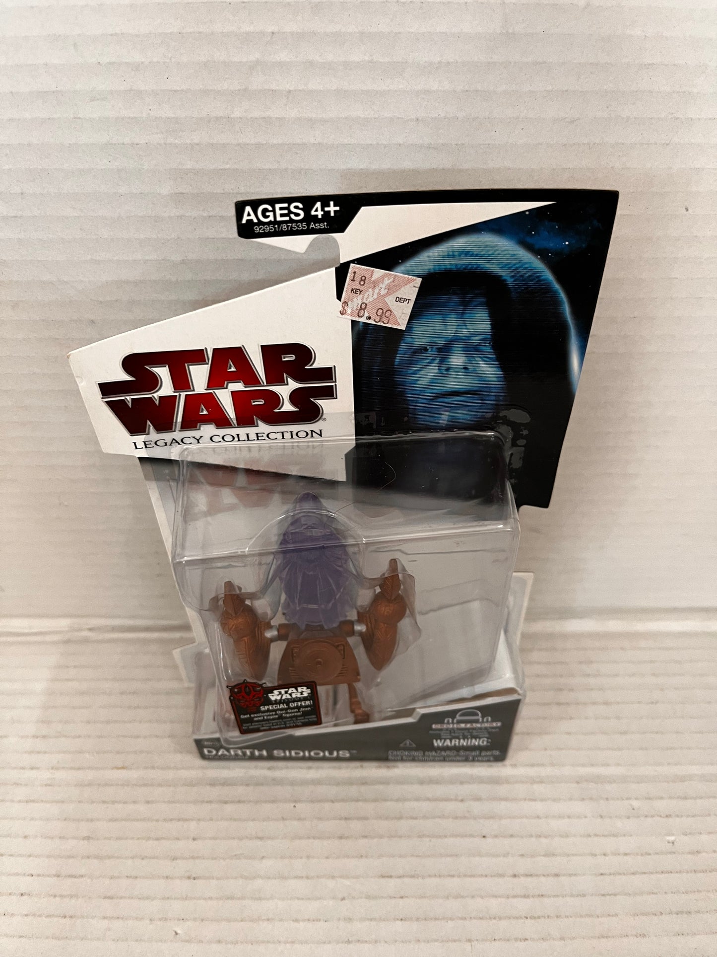 Star Wars Legacy Collection 3.75in Action Figures Darth Sidious Action Figure